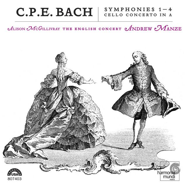 C P E Bach – Symphonies Nos. 1 – 4